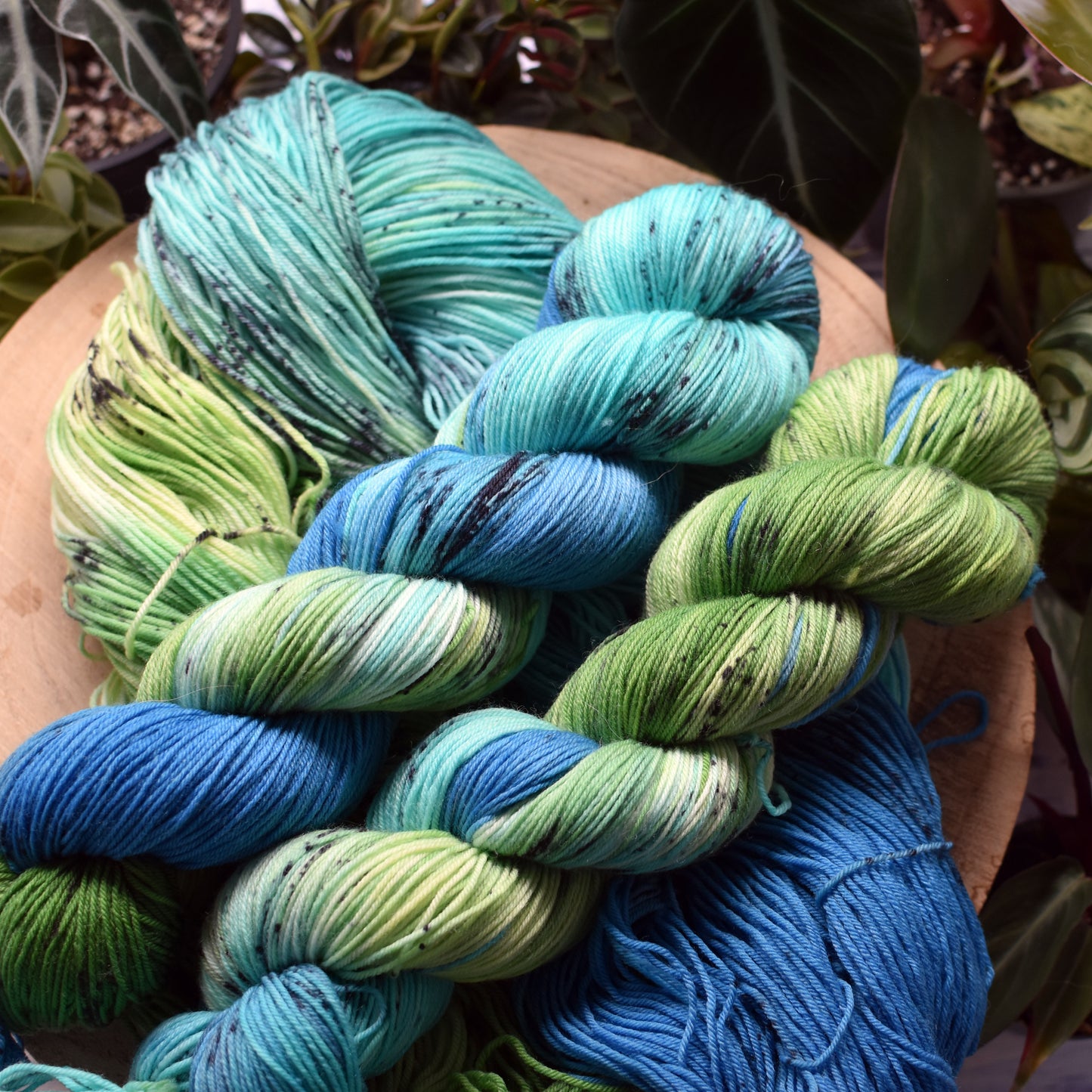 "Lagoon Waters" ~ Merino Sock ~ 100g