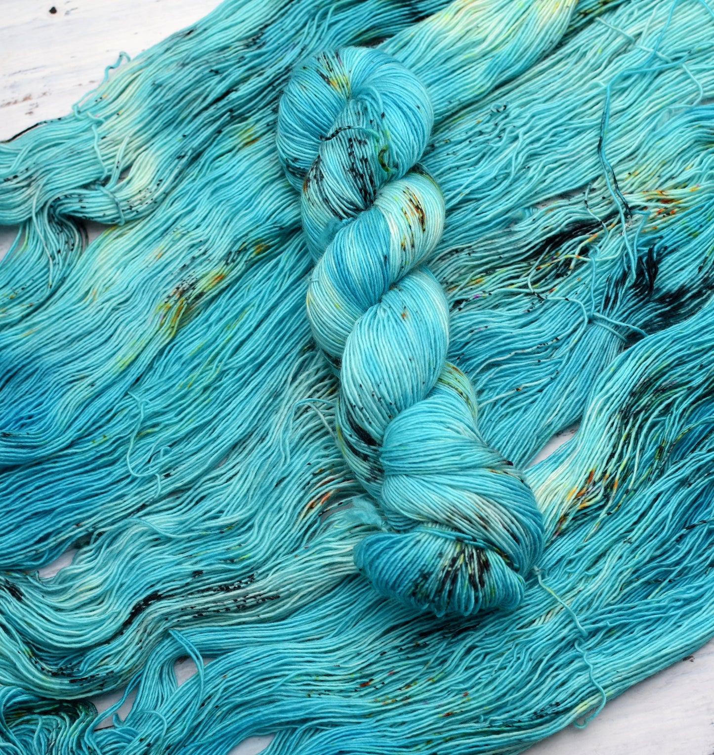 "Oceans" - Superwash Merino - Hand Dyed Yarn -  100g ~366m